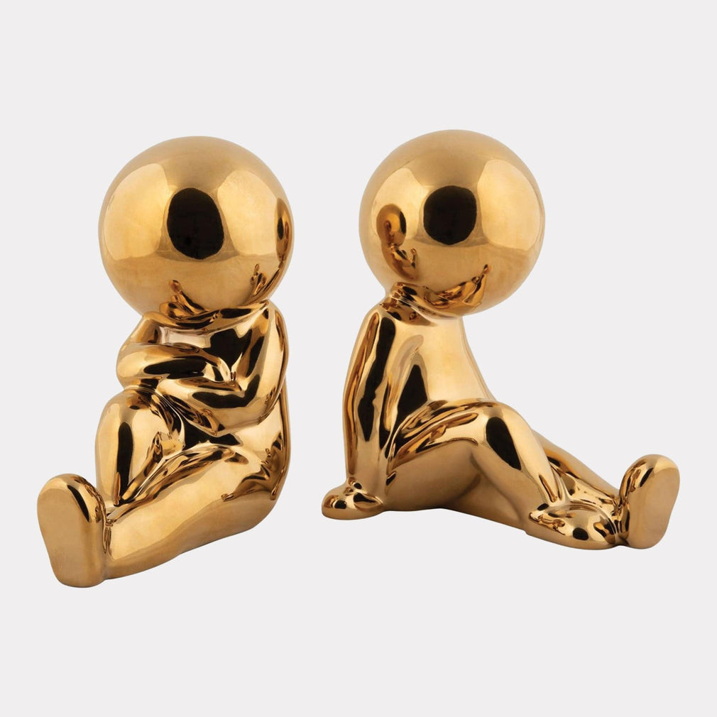 Joey Bookend - Set of 2 Gold