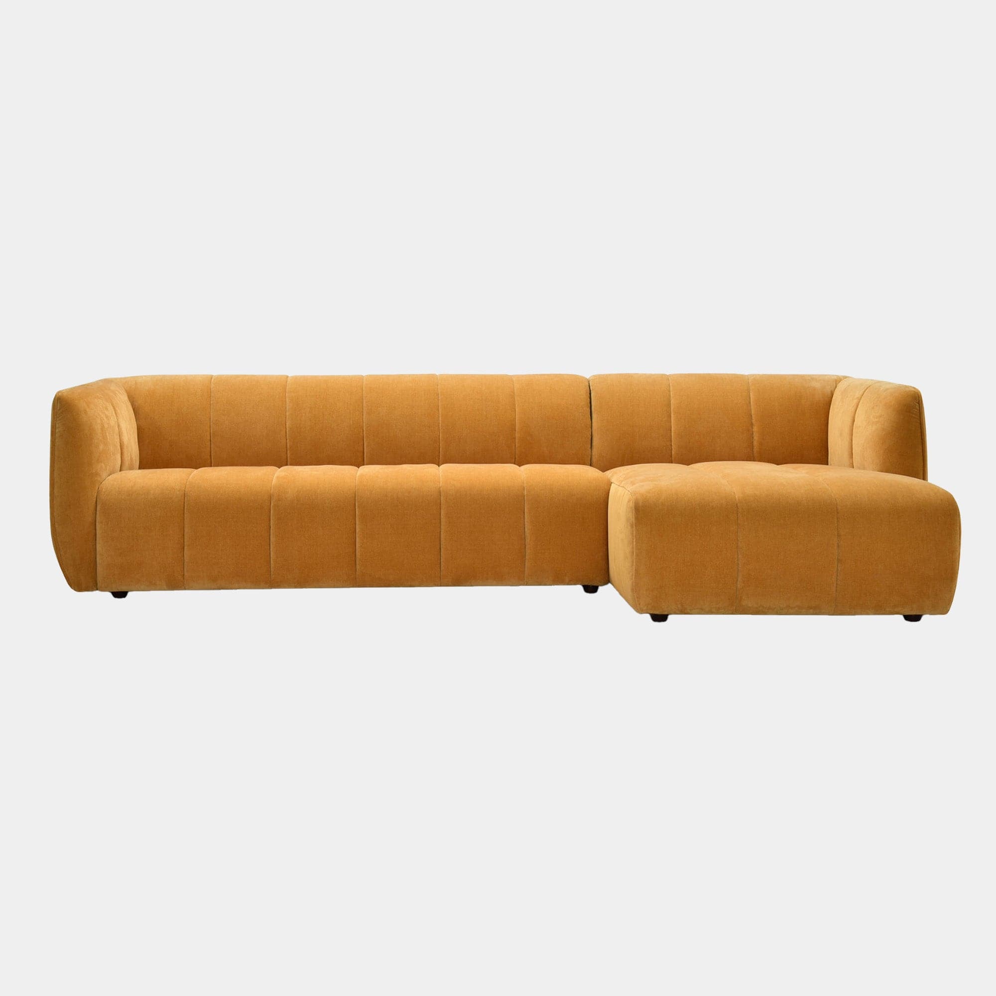 Hoxton - RHF Large Chaise Sofa In Fabric