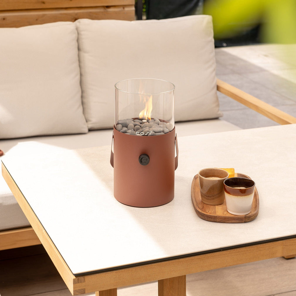 Fire Lantern - Terra Brown