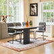 130cm Extending Dining Table With Grey Ceramic Top