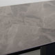 130cm Extending Dining Table With Grey Ceramic Top