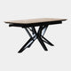 Matera - 160cm Extending Dining Table With Oak Effect Ceramic Top