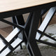 Matera - 160cm Extending Dining Table With Oak Effect Ceramic Top
