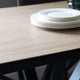 Matera - 160cm Extending Dining Table With Oak Effect Ceramic Top