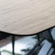 Matera - 160cm Extending Dining Table With Oak Effect Ceramic Top