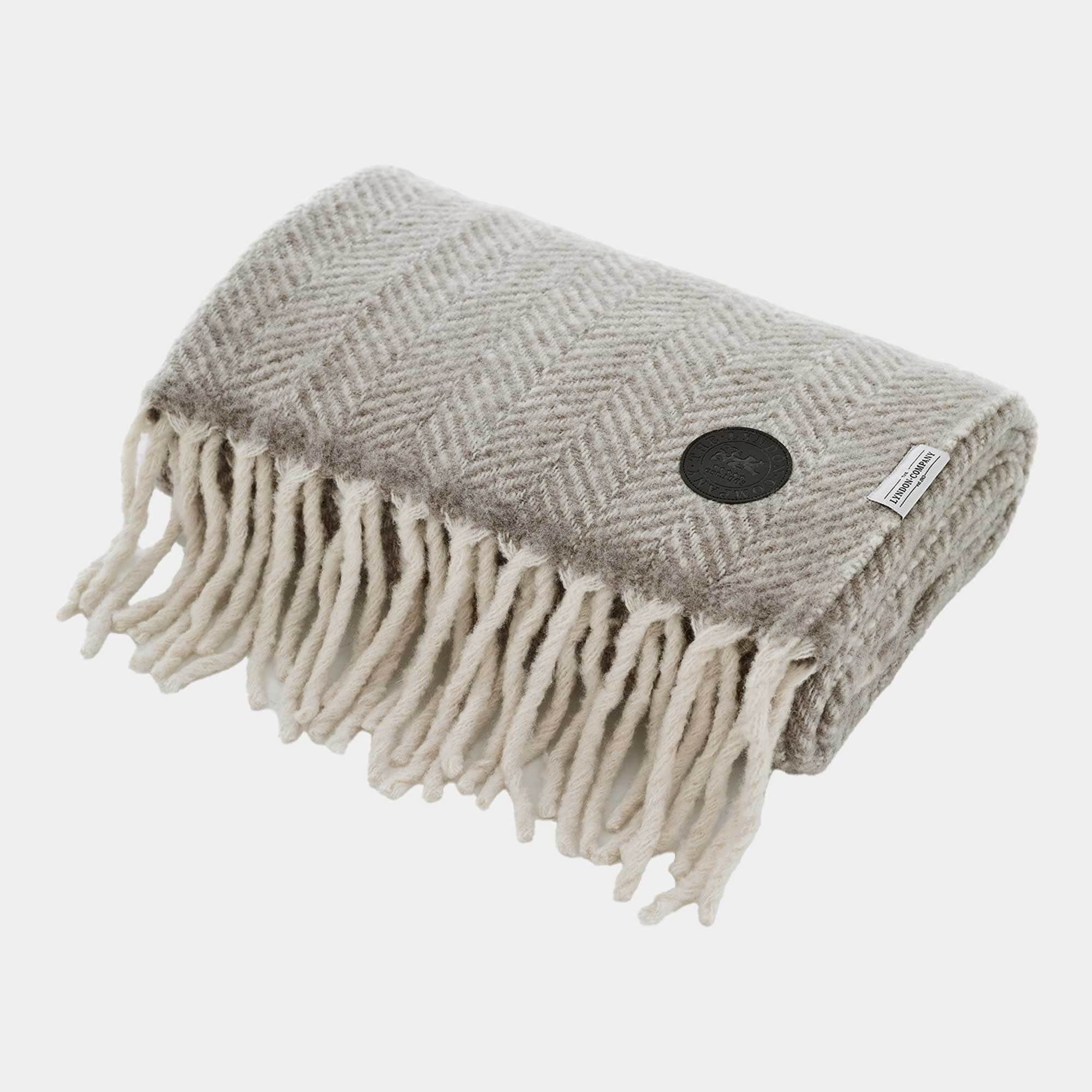 Moorland - Natural Wool Throw