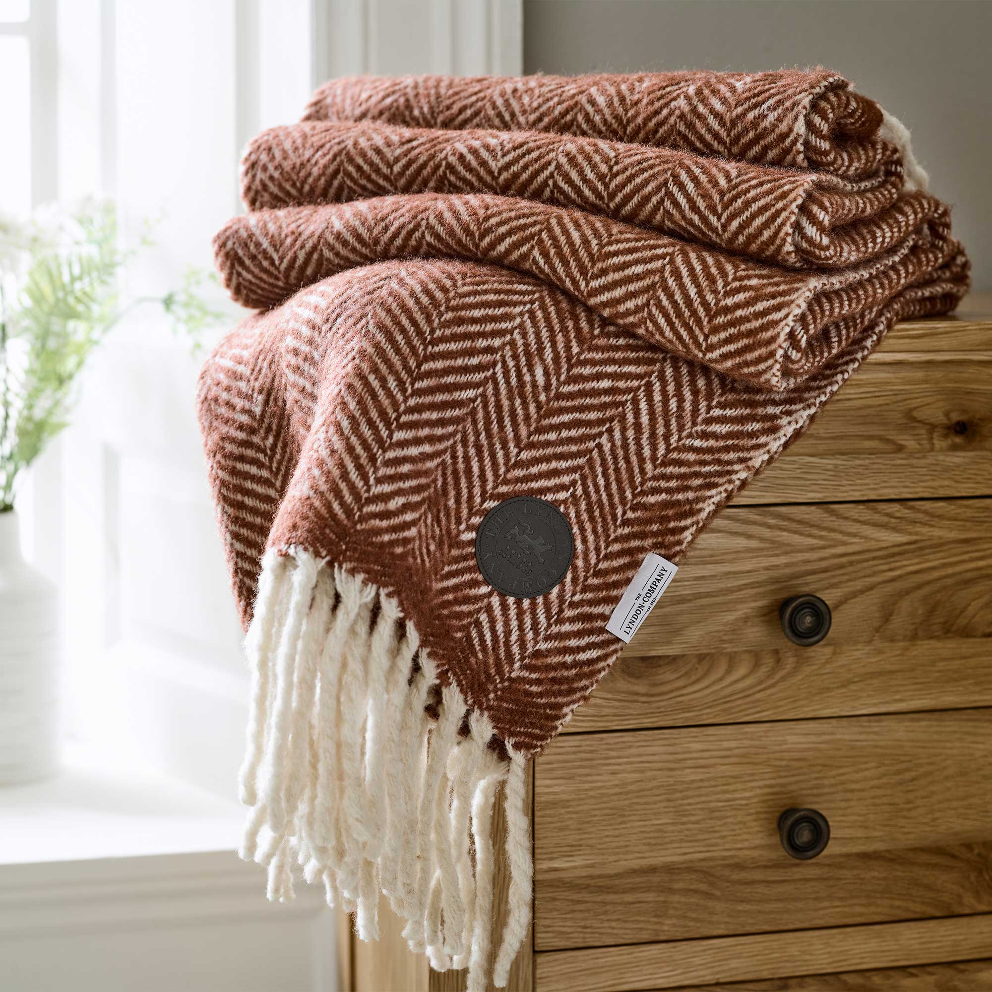 Moorland - Russet Wool Throw
