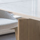 180cm Extending Dining Table With White Marble Effect Ceramic Top