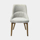 Dining Chair In Light Grey Fabric