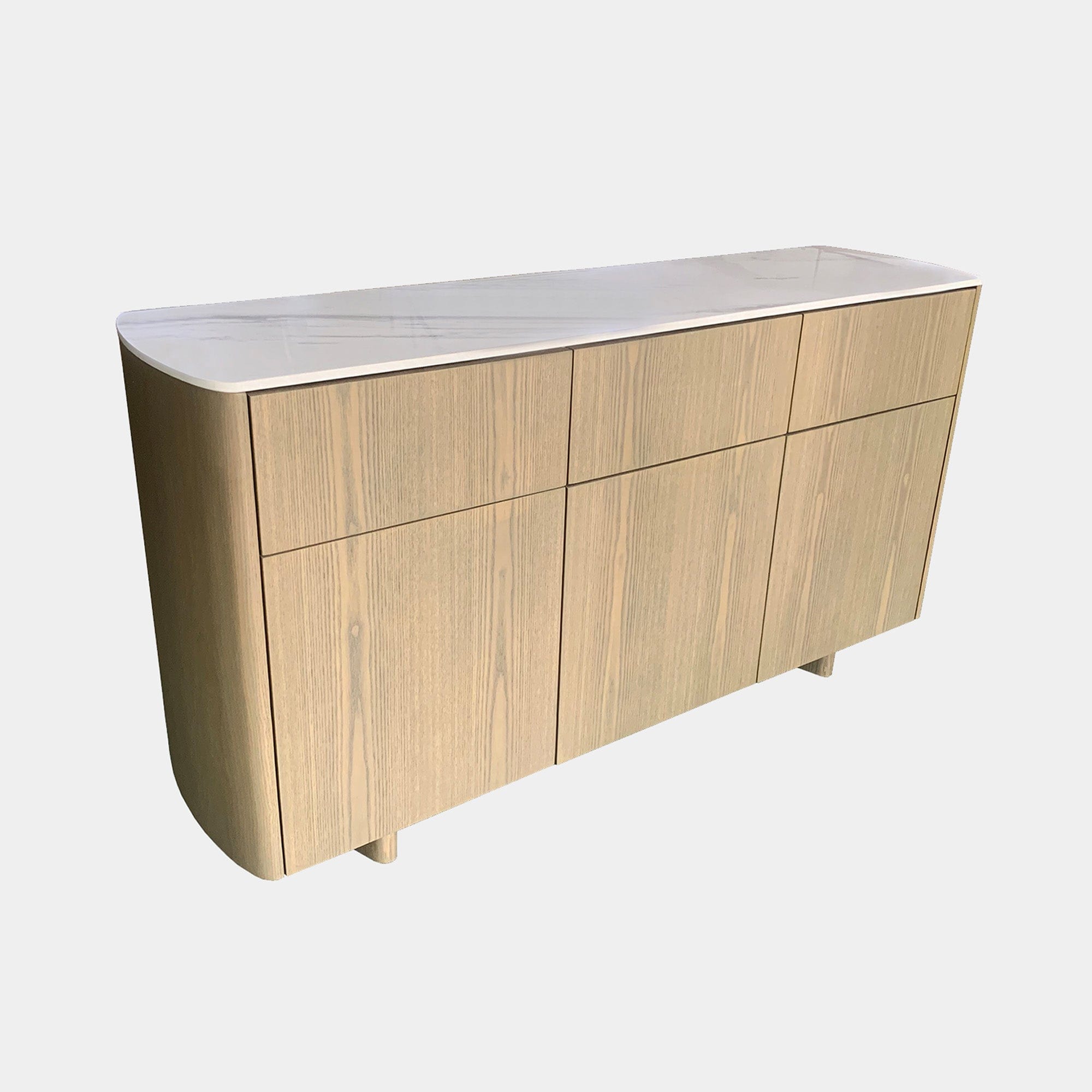 Lucerne - Sideboard, White Marble Effect