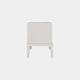 2 Drawer Night Stand In Ivory & Grey Shagreen
