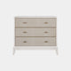 3 Drawer Chest In Ivory & Grey Shagreen