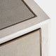 3 Drawer Chest In Ivory & Grey Shagreen