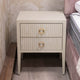 Aria - 2 Drawer Night Stand, Ivory - Item As Pictured