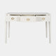 3 Drawer Desk In Ivory