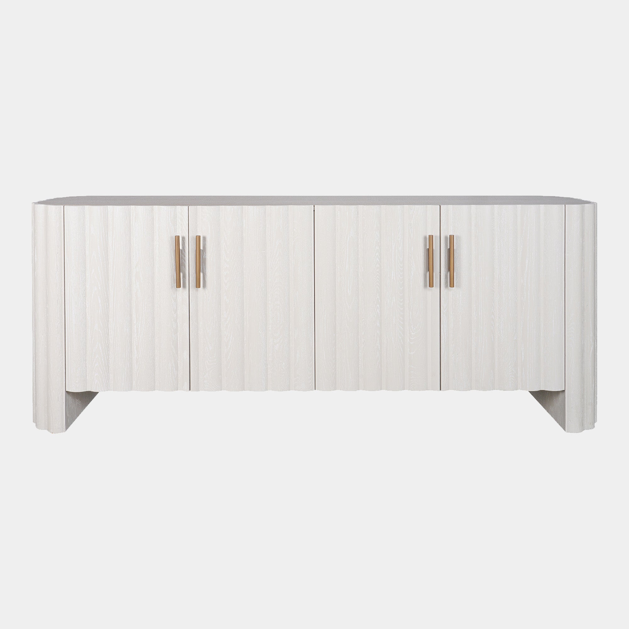 Harmony - 4 Door Sideboard In Ivory & Grey