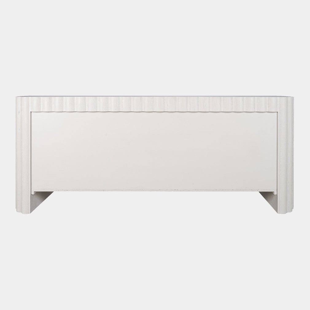 Harmony - 4 Door Sideboard In Ivory & Grey