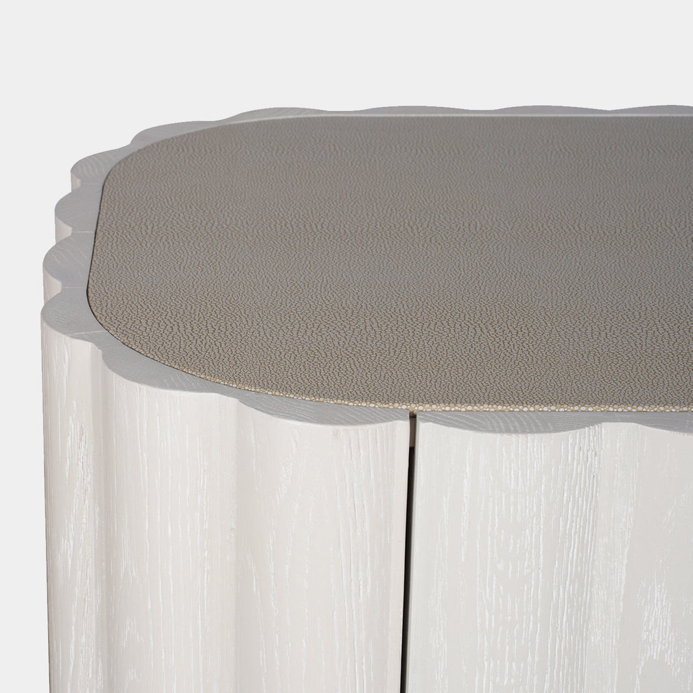 Harmony - 4 Door Sideboard In Ivory & Grey