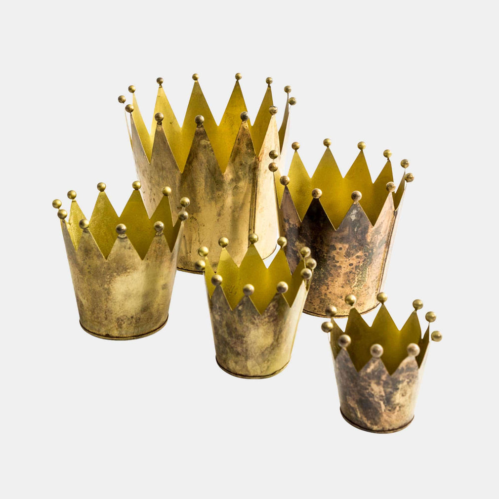 Royal Crown - Set of 5 Planters
