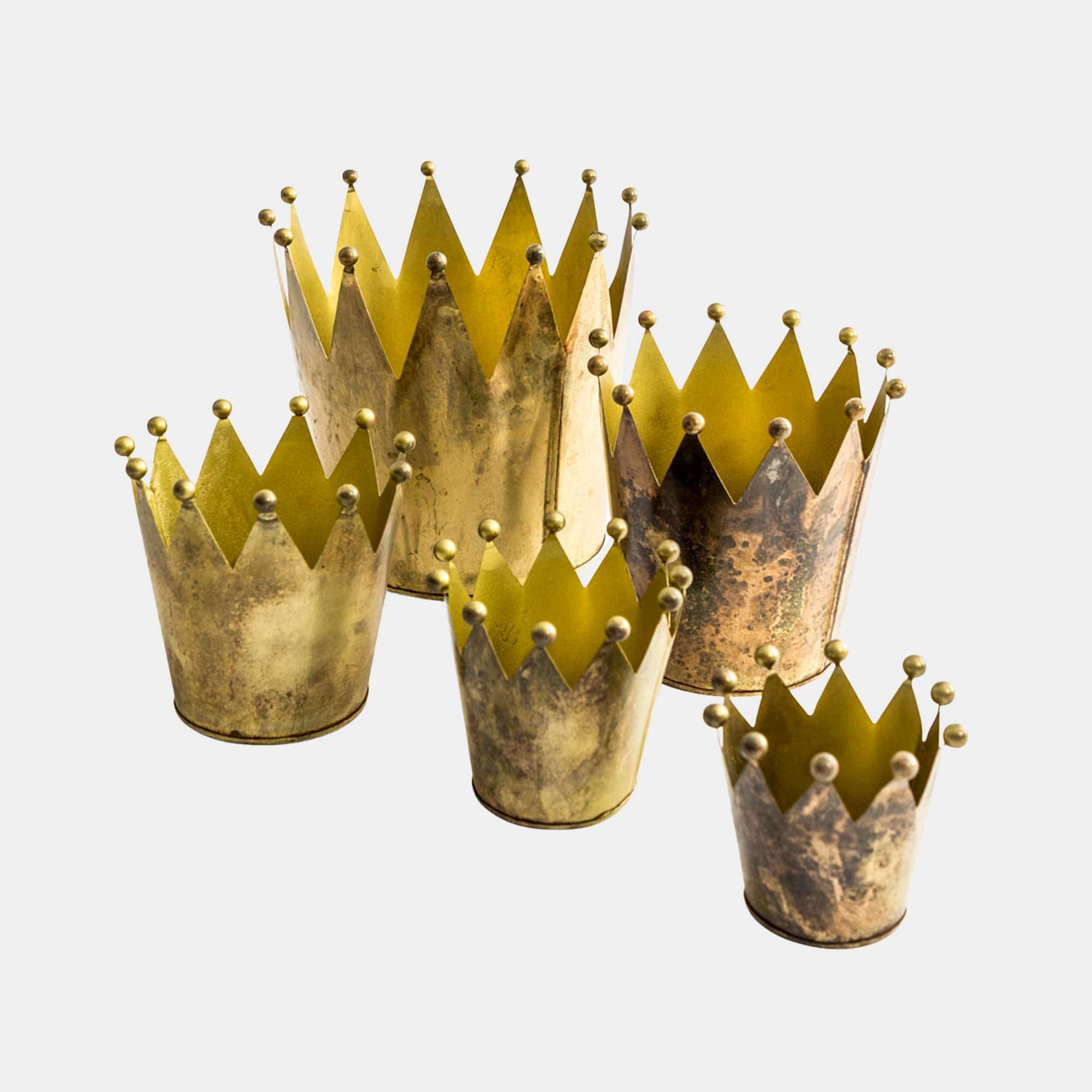 Royal Crown - Set of 5 Planters