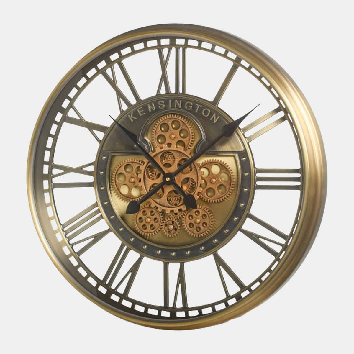 Kensington - Wall Clock, Antique Gold