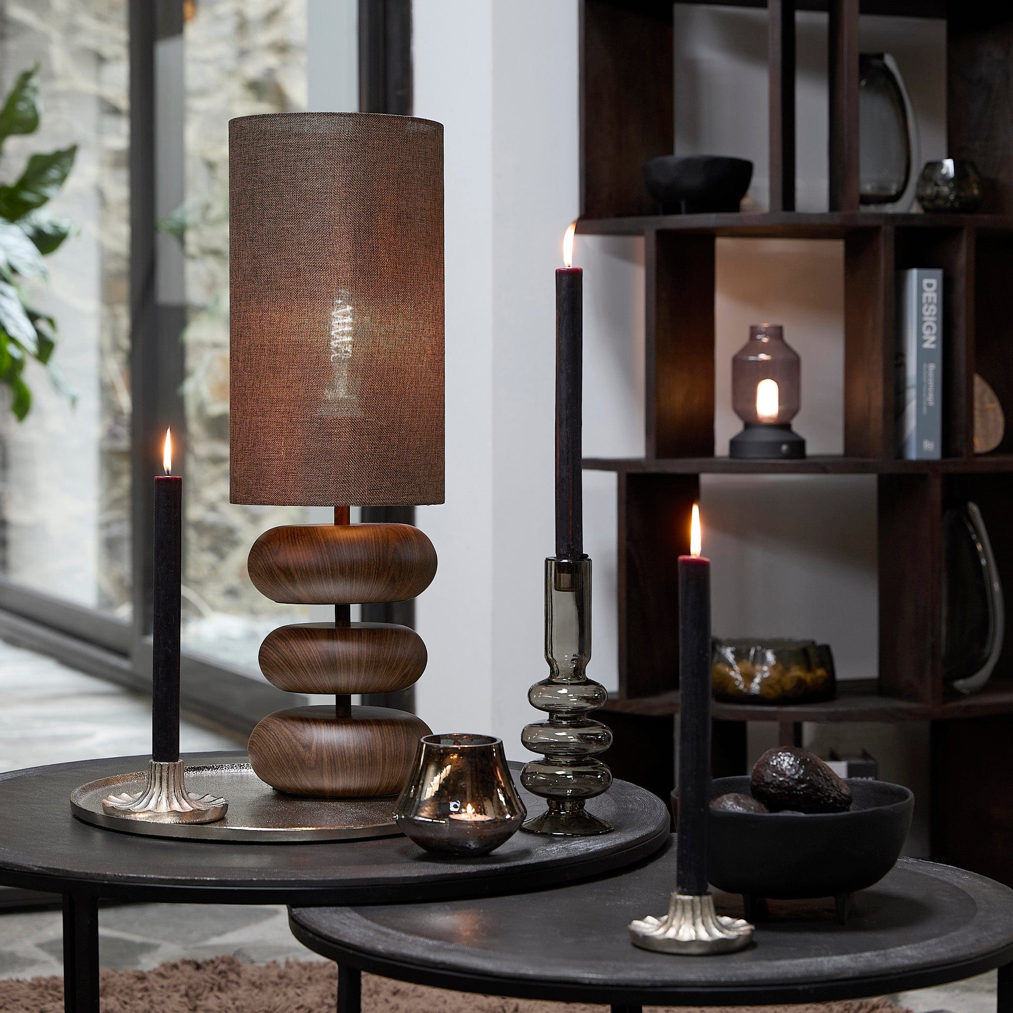 Allana - Brown Table Lamp Brown
