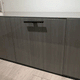 Savona 3 Door Small Buffet In Silverwood High Gloss Finish / use / doors out of line /bowed