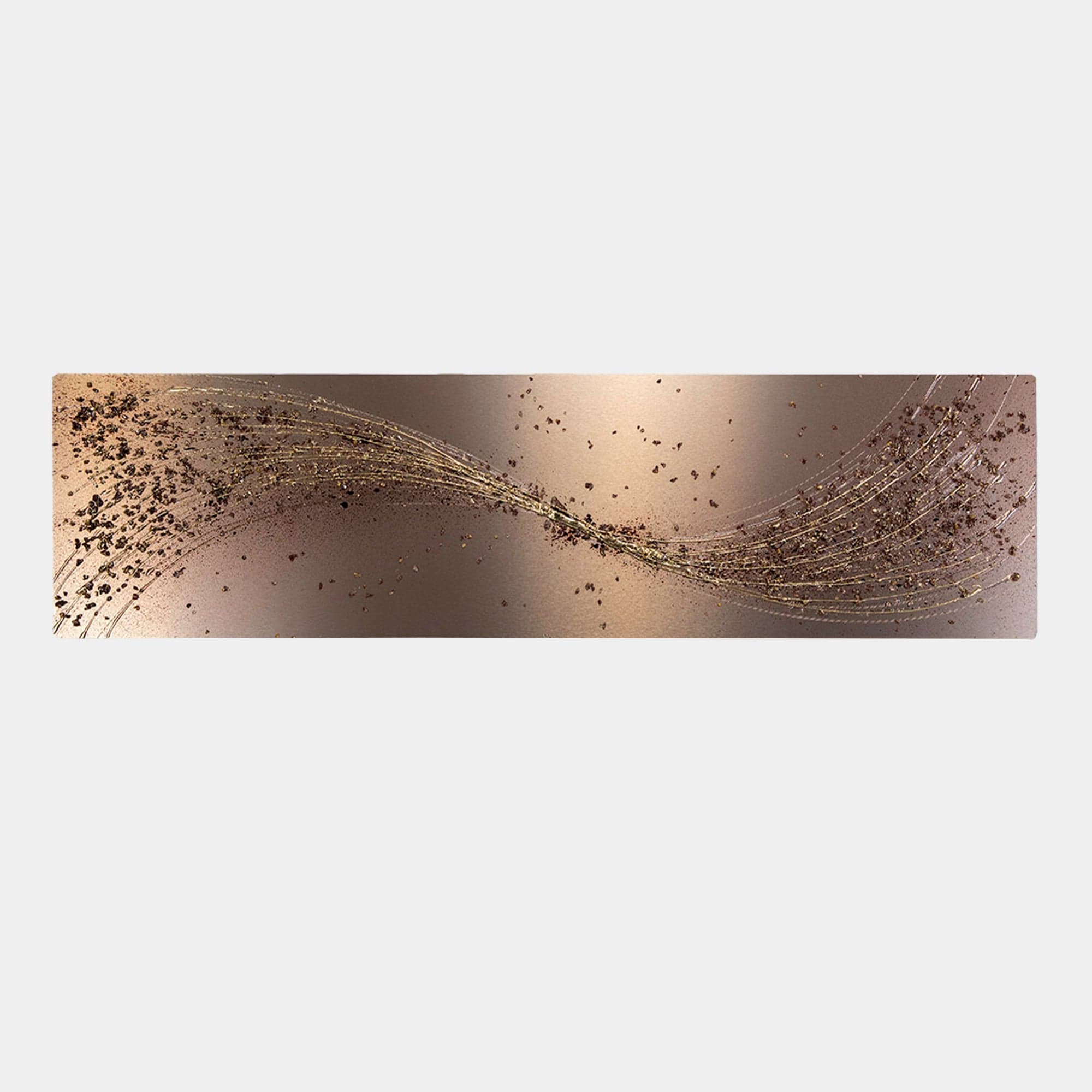 New Wave Alchemy - Bronze & Mocha Liquid Art