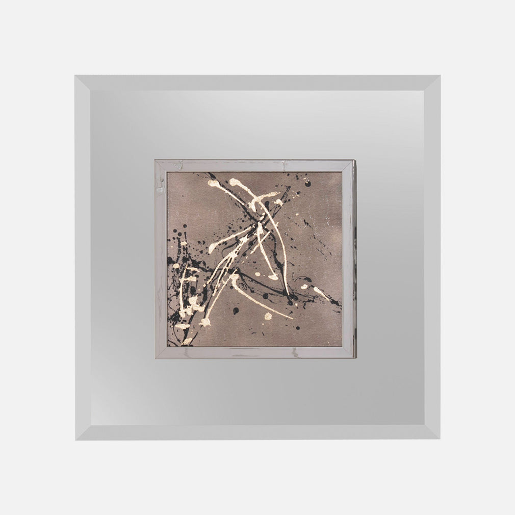 Ink Ellements I - Bronze Mirror Liquid Art