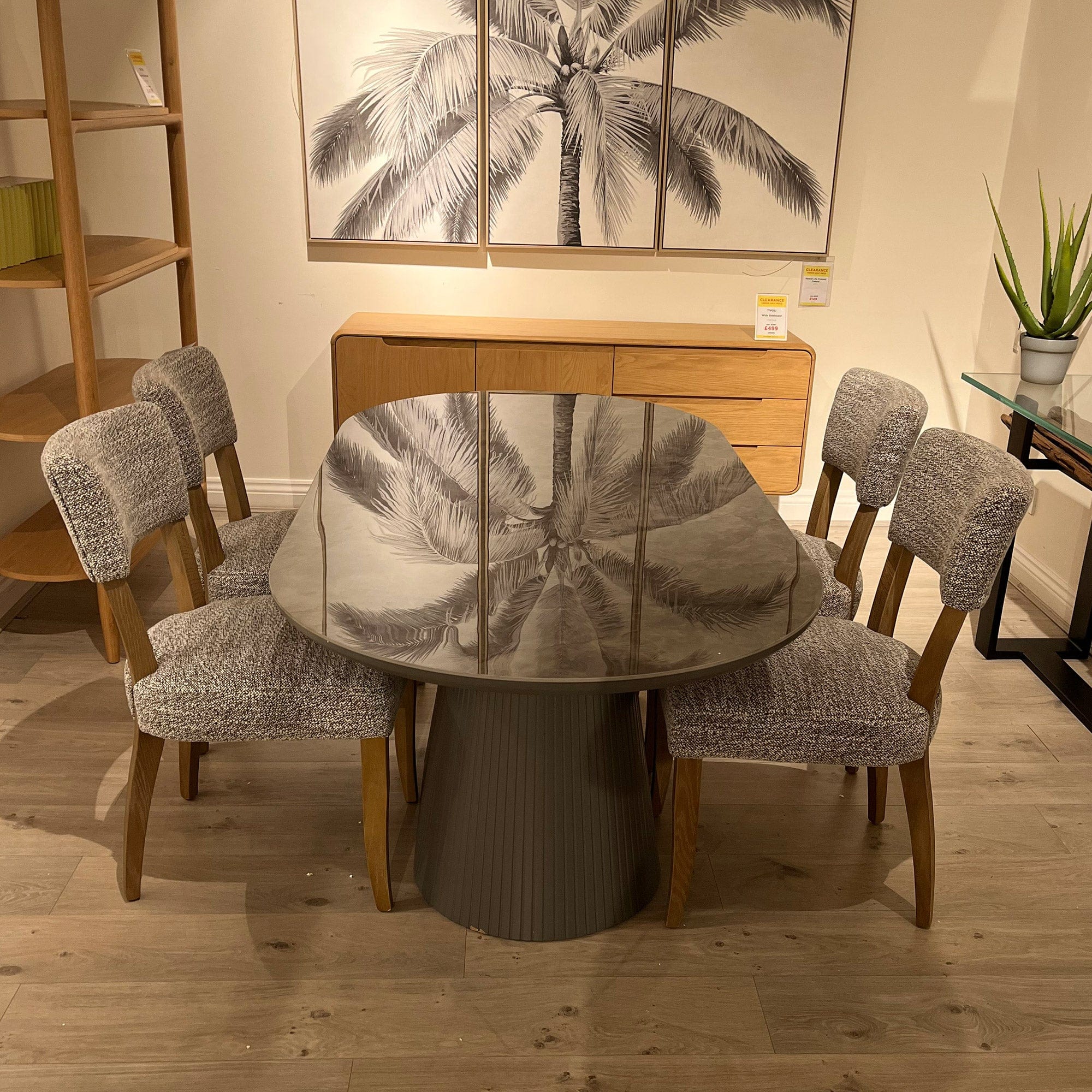 Dario 180cm Dining Table With Dark Grey