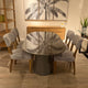 Dario 180cm Dining Table With Dark Grey