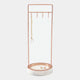 Stackers - 8 Hook Jewellery Stand with Marble Effect Base