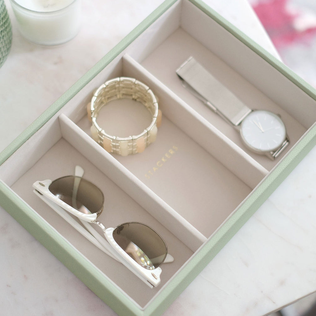 Stackers - Classic Sage Green Watch & Accessories Layer