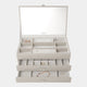Carters of London - Large Taupe Jewellery Box