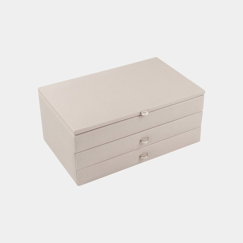 Carters of London - Large Taupe Jewellery Box