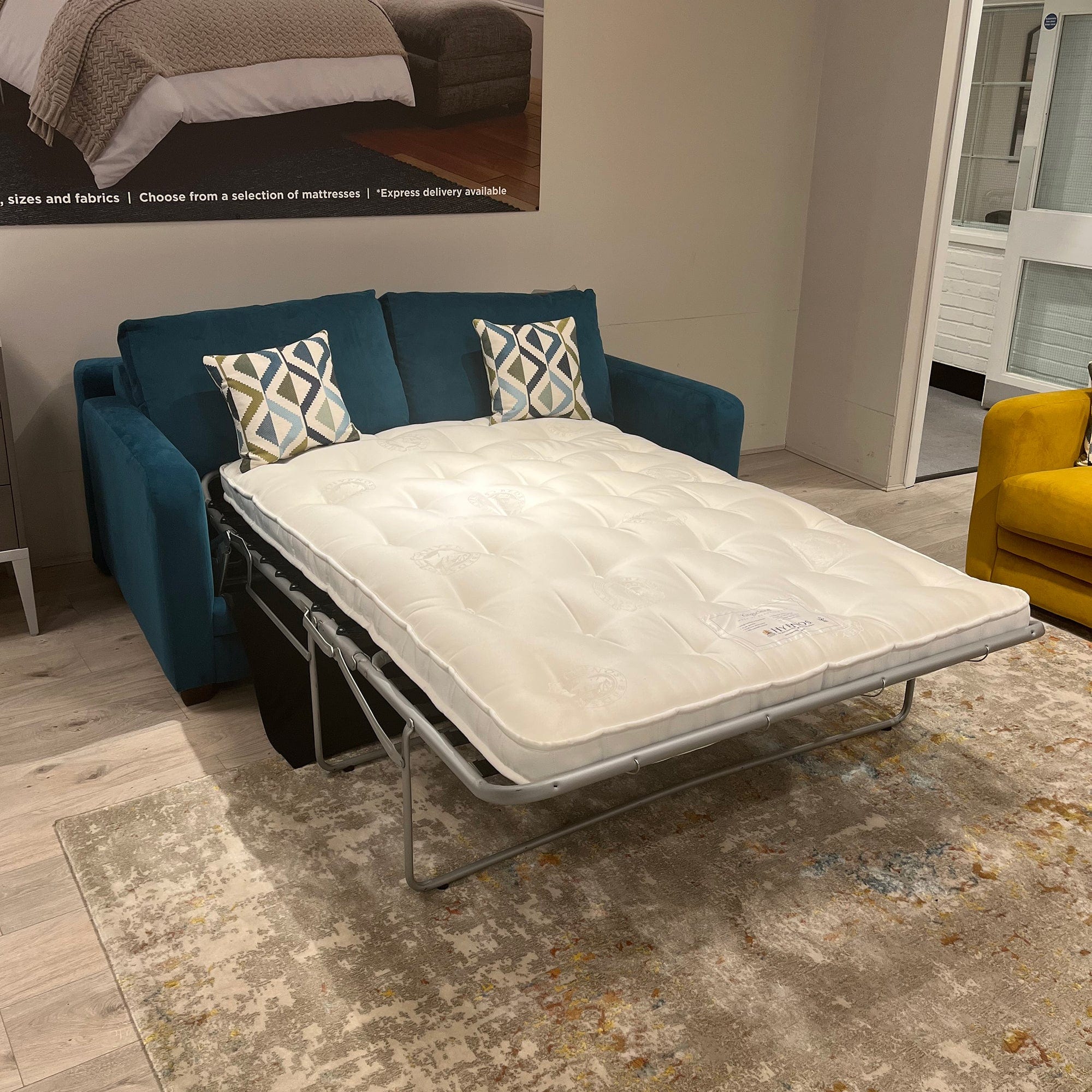 Zest Large Sofabed (140cm) With Hypnos Mattress