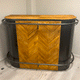 Claredon Bar Unit With Parquet Detail Top and Front