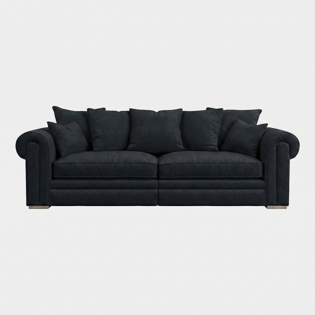 Bardot - Extra Large Pillow Back Sofa, Fabric