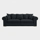 Bardot - Extra Large Pillow Back Sofa, Fabric