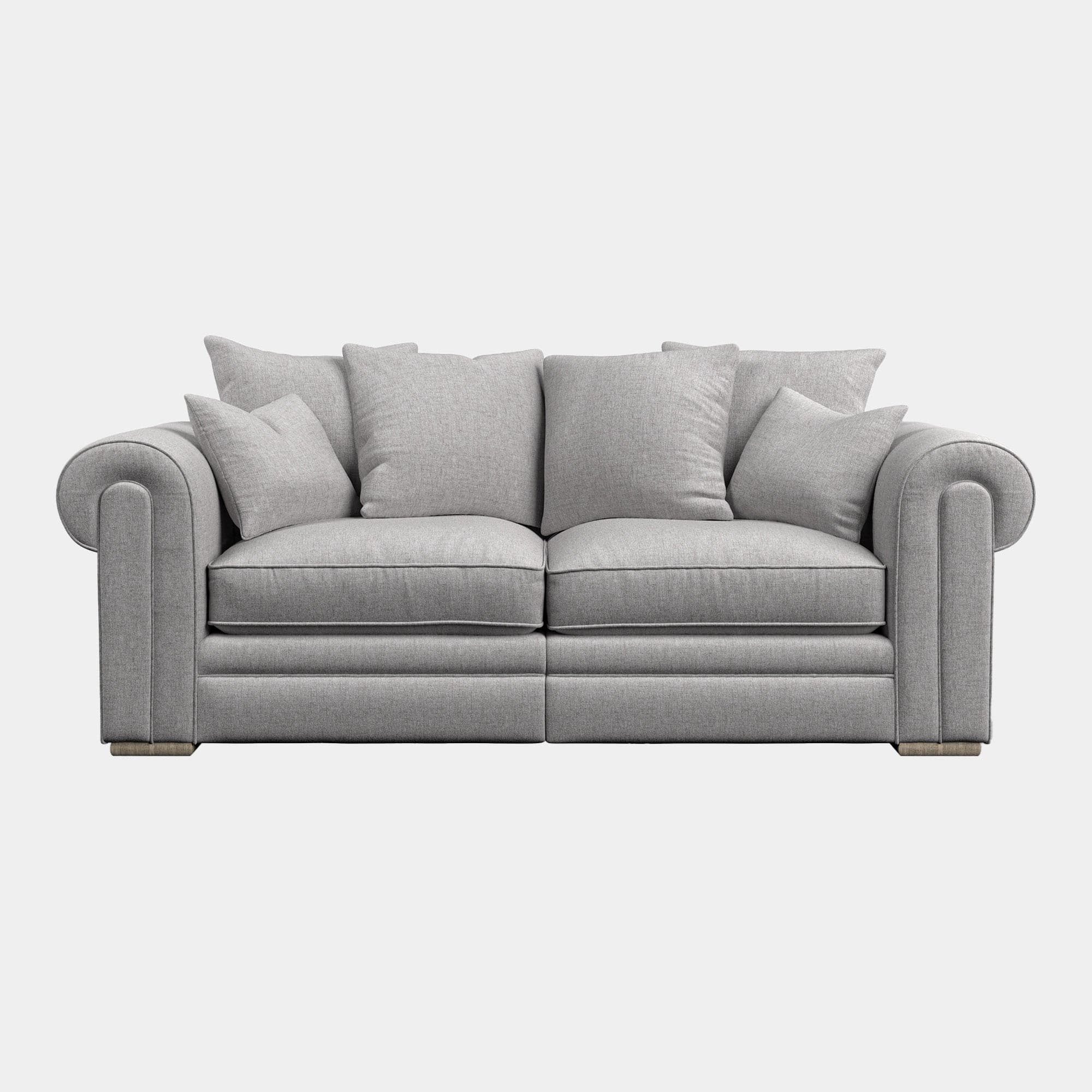 Bardot - Large Pillow Back Split Sofa In Fabric