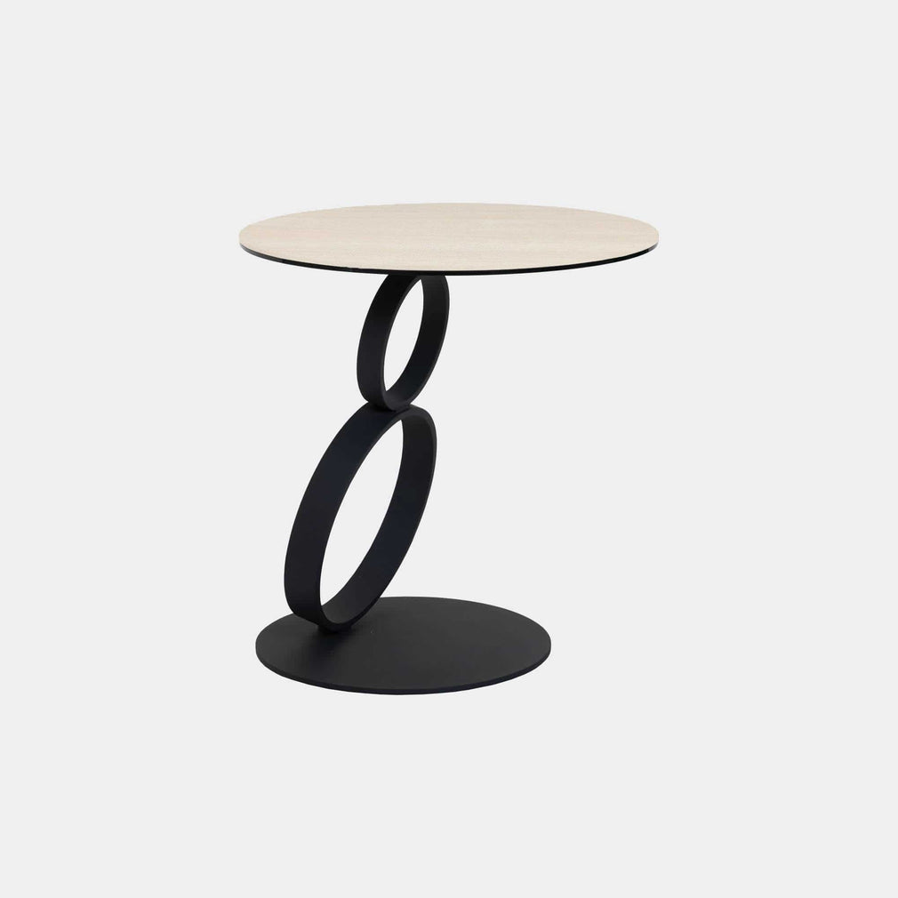 Rimini - Side Table With Cream Ceramic Top