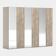 Stratus - 6 Door Wardrobe, 2 Mirrors