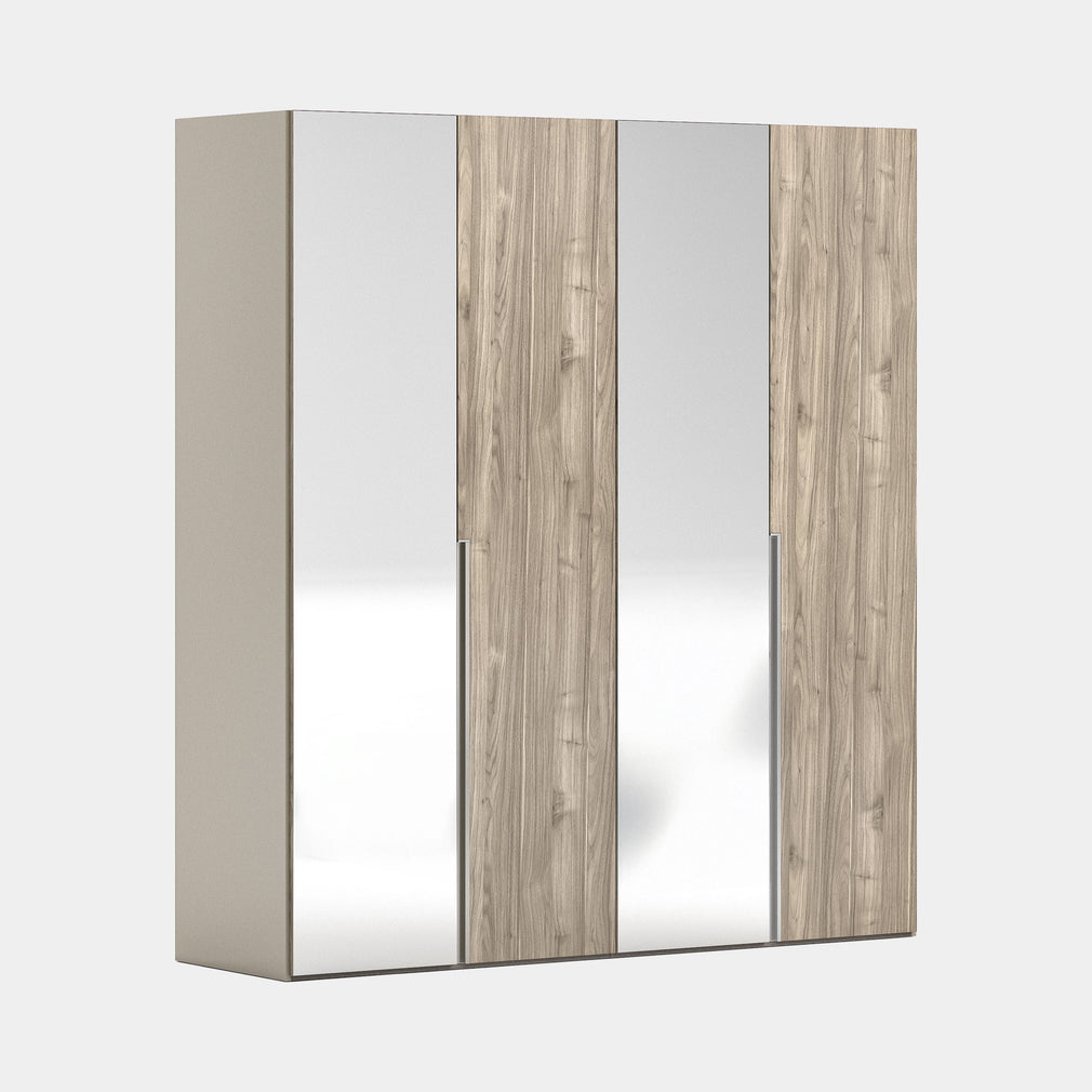 Stratus - 4 Door Wardrobe, 2 Mirrors