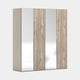 Stratus - 4 Door Wardrobe, 2 Mirrors