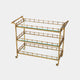 Eichholtz Scarlett - Drinks Trolley Vintage Brass Finish