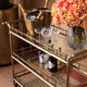 Eichholtz Scarlett - Large Drinks Trolley Vintage Brass Finish