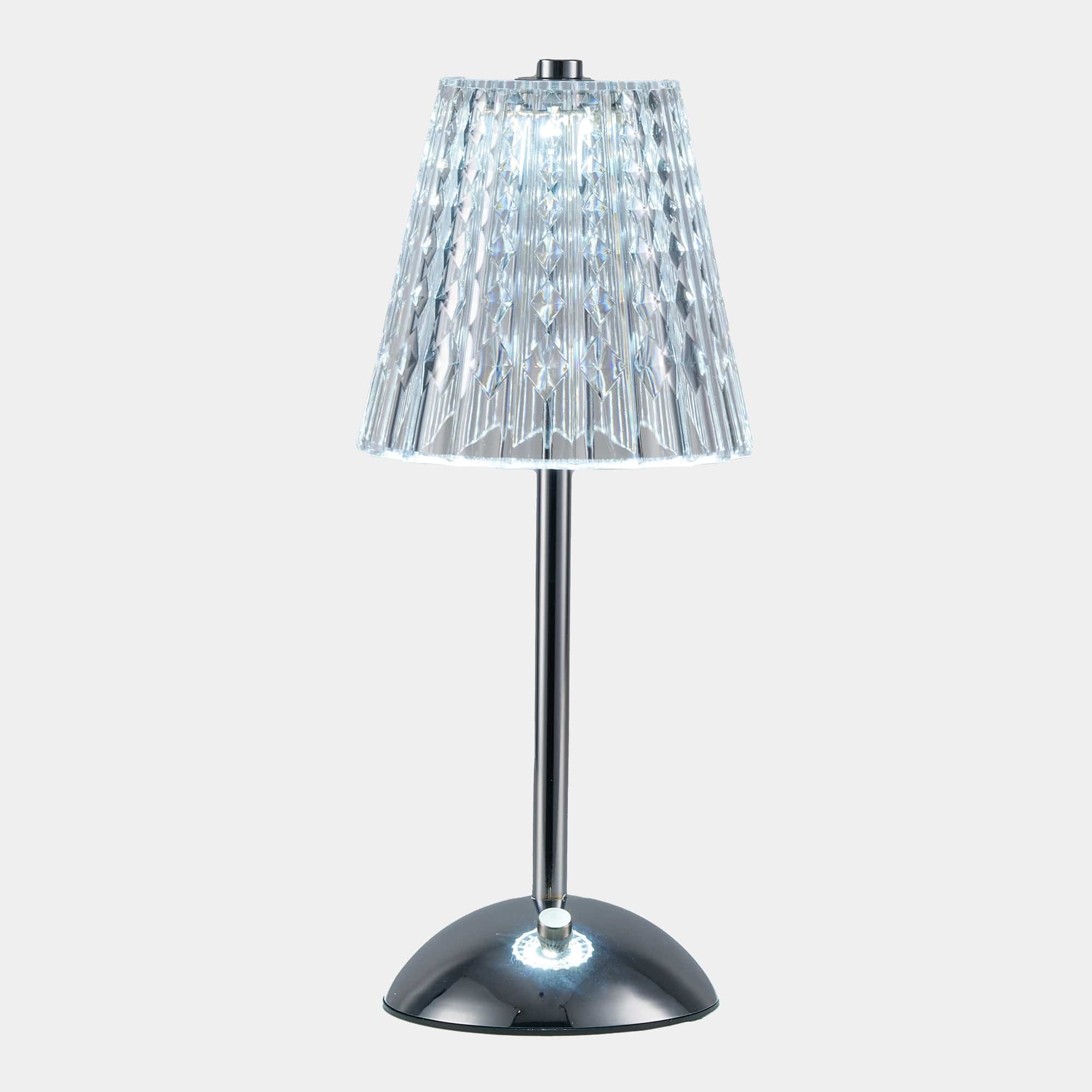 Tully - Chrome USB Touch Lamp