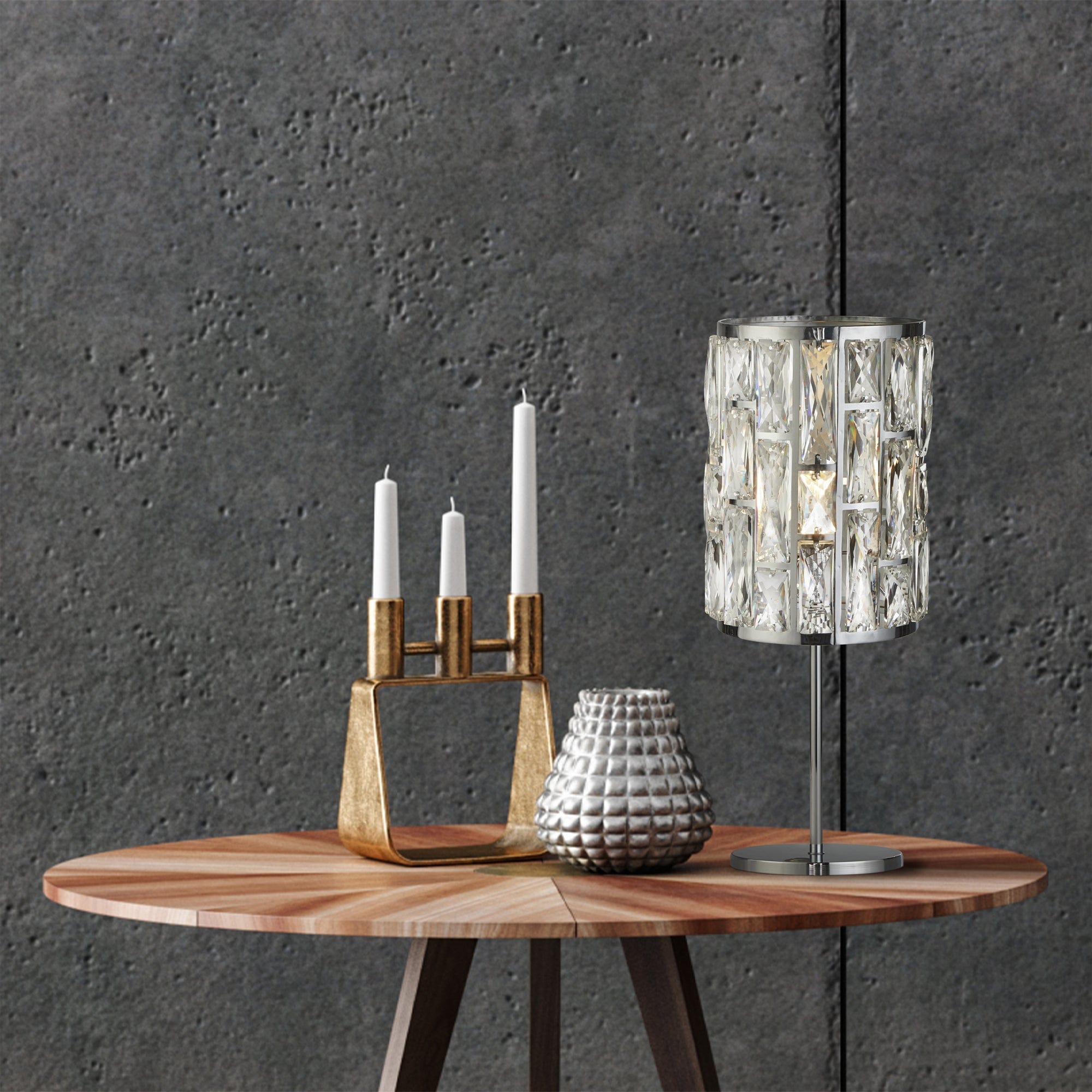 Tanya-Table Lamp Chrome