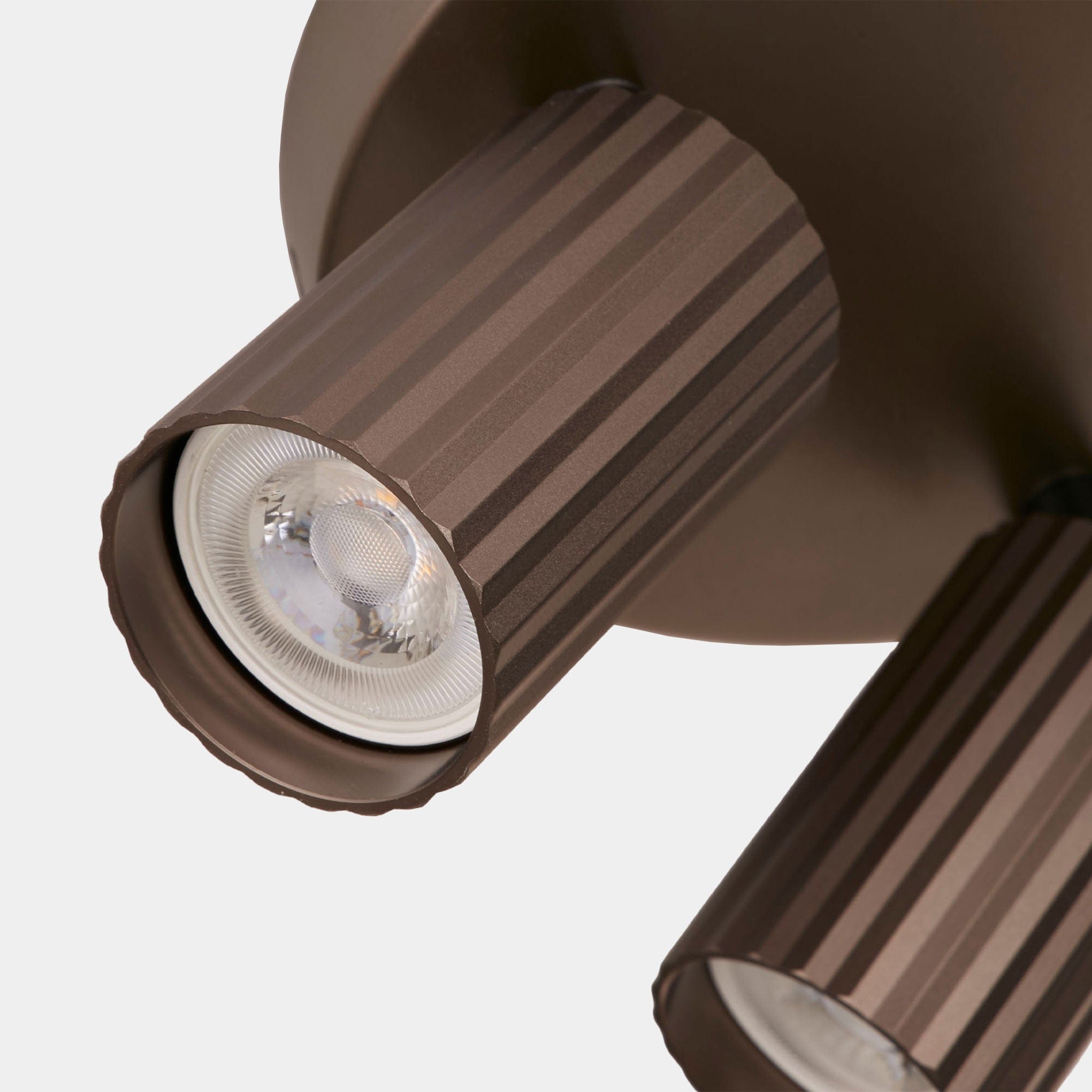 Trieste-Bronze Triple Fluted Spotlight