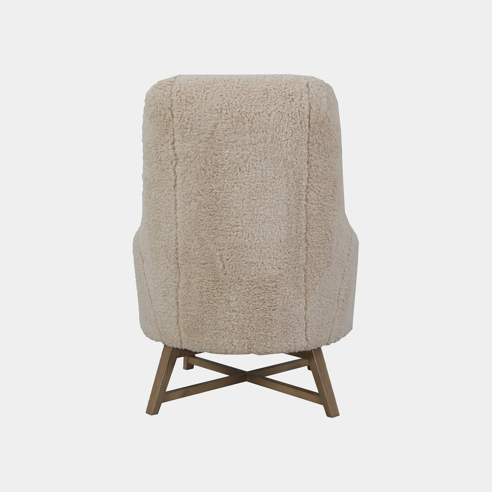 Dolly - Accent Chair In Faux Sheepskin